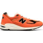 Baskets basses New Balance Made in USA orange en velours à bouts ronds look casual pour homme 