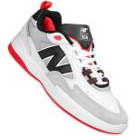 Chaussures de skate  New Balance Numeric blanches en daim Pointure 37 look Skater pour homme en promo 