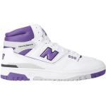 Baskets à lacets New Balance violettes en cuir à bouts ronds à lacets Pointure 40,5 look sportif pour homme 
