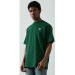 T-shirts New Balance Essentials verts Taille S pour homme 
