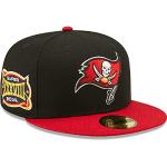 Casquettes fitted New Era 59FIFTY noires Tampa Bay Buccaneers pour homme 