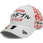 Casquettes de baseball New Era 9FORTY blanches F1 Red Bull Racing Tailles uniques look asiatique 