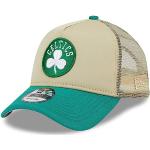 New Era 9Forty Snapback Trucker Cap - Boston Celtics Beige