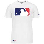 New Era Basic Shirt - MLB Logo Baseball Blanc