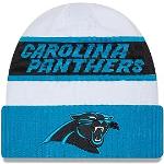 New Era Carolina Panthers NFL 2023 Sideline Tech Knit OTC White Beanie