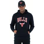Sweats New Era Bulls noirs NBA à capuche à manches longues Taille 3 XL look casual pour homme en promo 