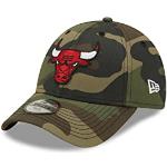 Casquettes New Era Bulls vertes camouflage NBA Taille XL pour homme 