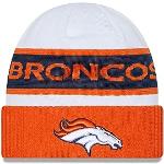 New Era Denver Broncos NFL 2023 Sideline Tech Knit OTC White Beanie