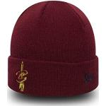 New Era Essential Cuff Cleveland Cavaliers Offical Team Colour Bonnet Homme, Maroon, FR : Taille Unique (Taille Fabricant : OSFA)