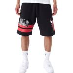 Shorts de basketball New Era Bulls noirs NBA Taille S look fashion pour homme 