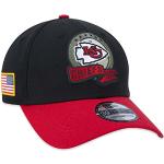 New Era Kansas City Chiefs NFL Salute to Service 2022 Black Red 39Thirty Stretch Cap - M - L