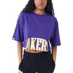 Tops court New Era violets Lakers Taille XS look fashion pour femme 