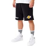 Shorts de basketball New Era NBA noirs en coton NBA Taille XL look fashion pour homme 