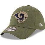 New Era Los Angeles Rams 39thirty Stretch Cap on Field 2018 Salute to Service Green - S-M