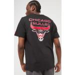 T-shirts New Era Bulls noirs effet holographique NBA Taille XL pour homme 