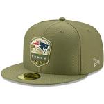 Casquettes fitted New Era 59FIFTY vertes New England Patriots pour homme 