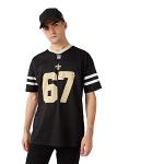 New Era New Orleans Saints T Shirt NFL Jersey American Football Fanshirt Schwarz - M