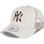 Casquettes trucker New Era MLB beiges camouflage à New York NY Yankees Tailles uniques pour femme 