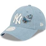 Casquettes de baseball New Era 9FORTY bleues à New York NY Yankees Tailles uniques pour femme 