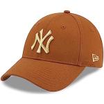 New Era New York Yankees MLB Metallic Logo Brown 9