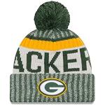 New Era NFL Sideline Bonnet d'hiver - Green Bay Packers