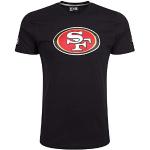 T-shirts à imprimés New Era Basic noirs à logo en coton San Francisco 49ers Taille S pour homme 