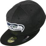 Casquettes fitted New Era 59FIFTY noires Seattle Seahawks Taille 3 XL look fashion 