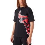 T-shirts New Era Bulls noirs NBA Taille XL pour homme 