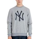 Pullovers New Era MLB gris en coton à motif New York NY Yankees lavable en machine Taille L pour homme en promo 