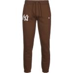 New Era Relaxed Fit New York Yankees Embroidery Logo - Pantalons de jogging - Marron - XL