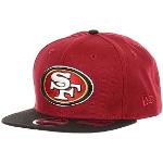 New Era San Francisco 49ers NFL Cardinal Red 9Fifty Original Fit Snapback Cap - One-Size