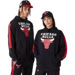 New Era Sweat à Capuche NBA Chicago Bulls Color Block Oversize Noir