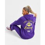 New Era Sweat à Capuche NBA Los Angeles Lakers Crest Femme - Purple, Purple