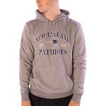 Vêtements de sport New Era MLB gris clair New England Patriots à capuche Taille L pour homme 