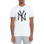 T-shirts New Era blancs à motif New York NY Yankees Taille S pour homme 