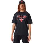 T-shirts New Era Bulls noirs NBA Taille M 