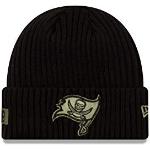 New Era Tampa Bay Buccaneers Beanie Salute to Service 2020 Black - One-Size