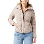New Look Fitted Padded Manteau, Pink (Mink), 38 Femme