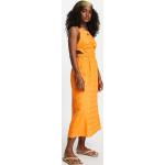 Robes d'été New Look orange à carreaux mi-longues à col rond Taille XL classiques pour femme en promo 