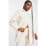 Chemises New Look blanches à motif moutons col italien Taille XS pour femme en promo 