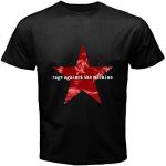 New Rage Against The Machine Stacked Star Logo Men's Black T-Shirt Size S-3XL