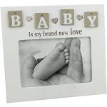 New View Tile Design Photo Frame 6" x 4" - Baby