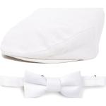 Casquettes plates blanches en tweed à motif USA look fashion pour garçon de la boutique en ligne Etsy.com 