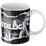 newseny Mug pour ROCKEROS et fans du groupe de rock METALLICA | Céramique 350 ml (Cadeau Heavy Metal) (Metallica Rock 01)