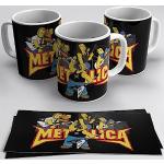 newseny Tasse cadeau Rock - Metallica de dessin animé - Cadeau pour les fans de Metallica et Rockeros (tasse rock) | Céramique 355 ml