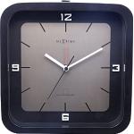 Horloges design Nextime marron laquées en métal modernes 