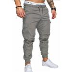Joggings Sarouel gris Taille XL plus size look casual pour homme en promo 