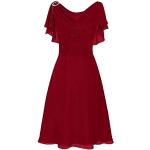 Robes de soirée longues de mariée rouges en velours La Reine des Neiges Taille L plus size style bohème pour femme 