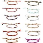 Bracelets multicolores à perles fantaisie fait main look fashion pour fille 