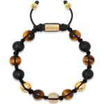 Bracelets de perles multicolores en acier à perles à motif tigres classiques 